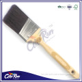 ColorRun high quality long wooden handle tapered filament paint brush